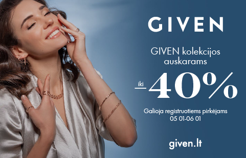 NUOLAIDA AUKSO AUSKARAMS IKI  -40 %