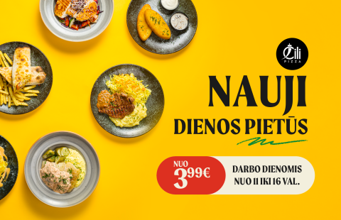 Dienos pietūs tik nuo 3,99€! 