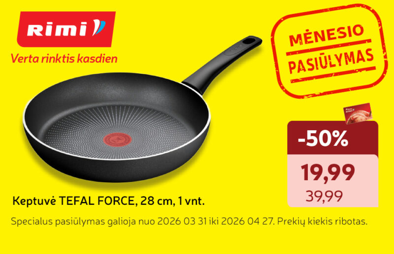 RIMI | MĖNESIO PASIŪLYMAS