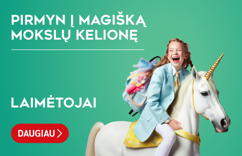 Pirmyn į magišką mokslų kelionę | Laimėtojai