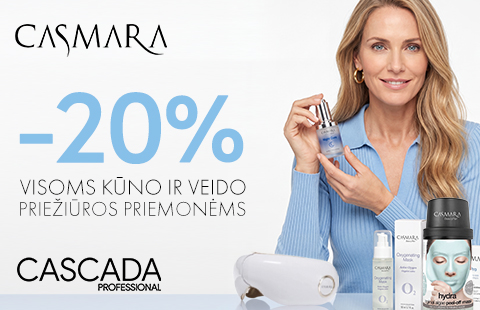 -20% CASMARA veido bei odos priežiūros kosmetikai