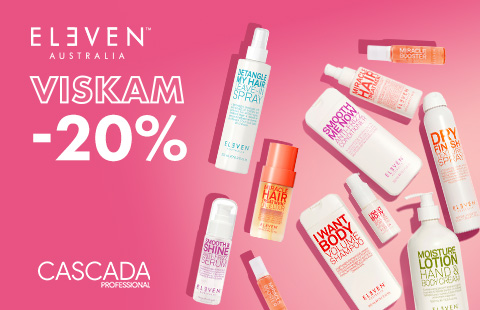 -20% nuolaida „ELEVEN Australia“ plaukų priežiūros ir formavimo priemonėms