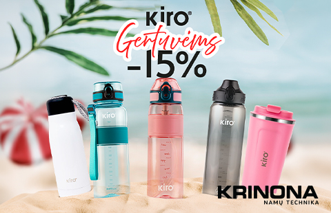 -15% visam „Kiro“ gertuvių asortimentui