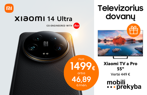 MOBILI PREKYBA | Dovana – Xiaomi 55“ televizorius