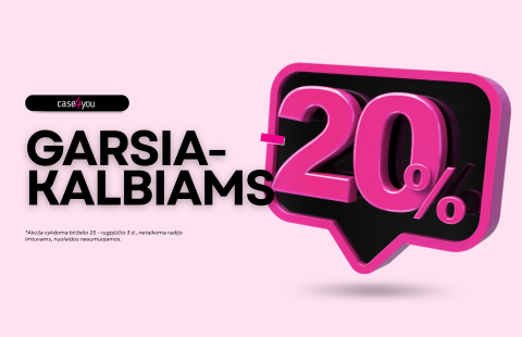 Case4you parduotuvėje -20% garsiakalbiams!