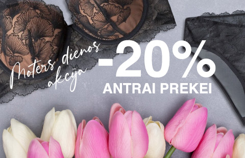 ATLANTIC -20% antrai prekei!