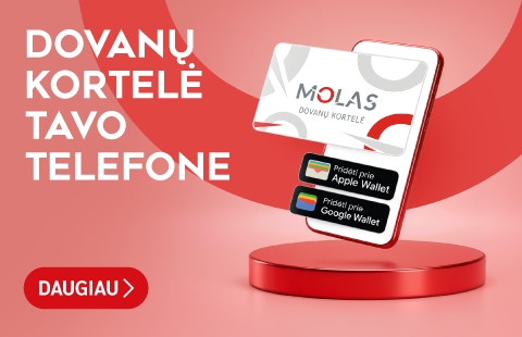 Dovanų kortelė – tavo telefone