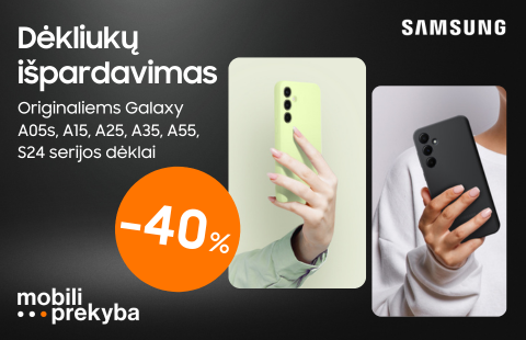 MOBILI PREKYBA | -40% Samsung dėklams