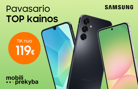 MOBILI PREKYBA | Samsung telefonai nuo 119 Eur