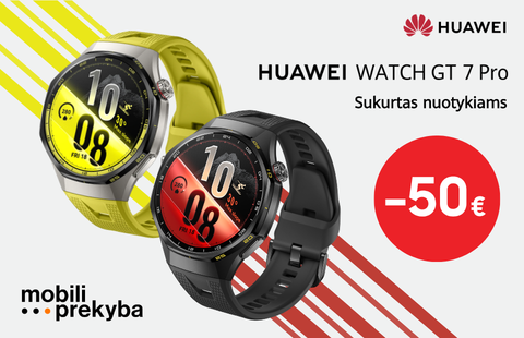 MOBILI PREKYBA | HUAWEI Watch GT7 Pro – tik 379 Eur
