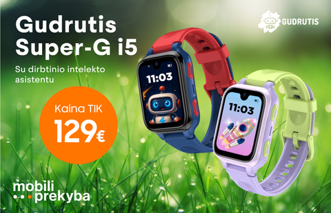 MOBILI PREKYBA | Gudrutis – tik 129 Eur