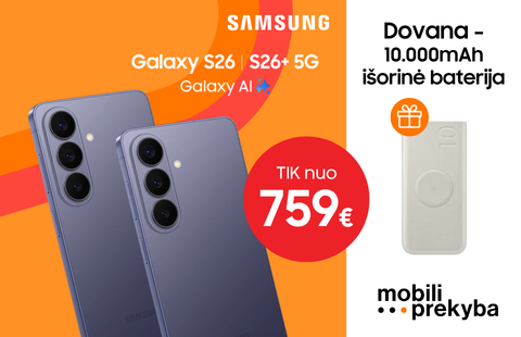 MOBILI PREKYBA | Dovana – Samsung išorinė baterija