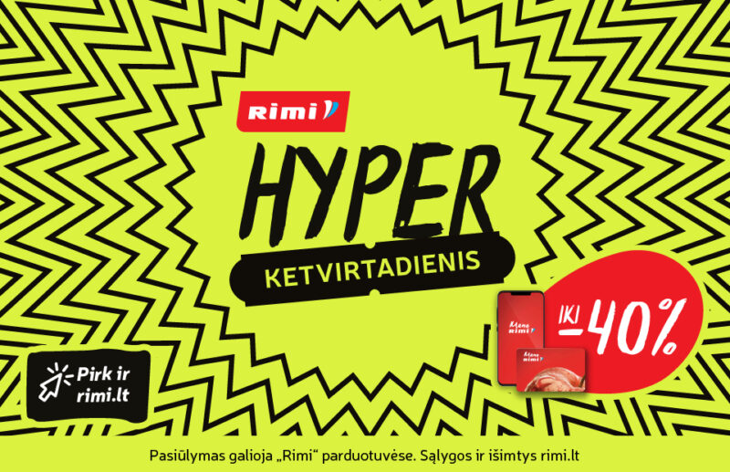 RIMI | HYPER KETVIRTADIENIS
