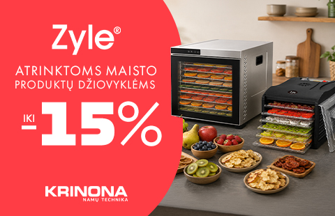-15% Atrinktoms „Zyle“ maisto džiovyklėms