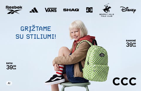 Back to School AW2026 su CCC: avalynė, pasiruošusi kiekvienai mokyklos dienai