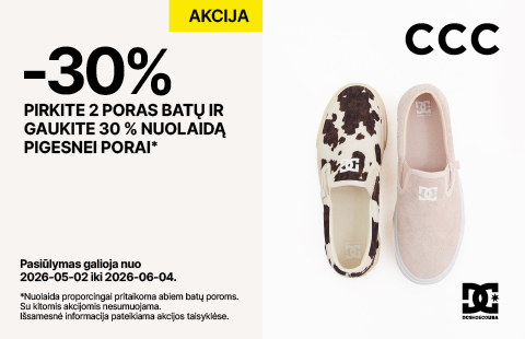 -30% nuolaida pigesnei batų porai!