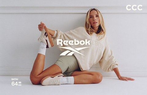 Naujoji „Reebok“ kolekcija jau ir „CCC“ parduotuvėse!